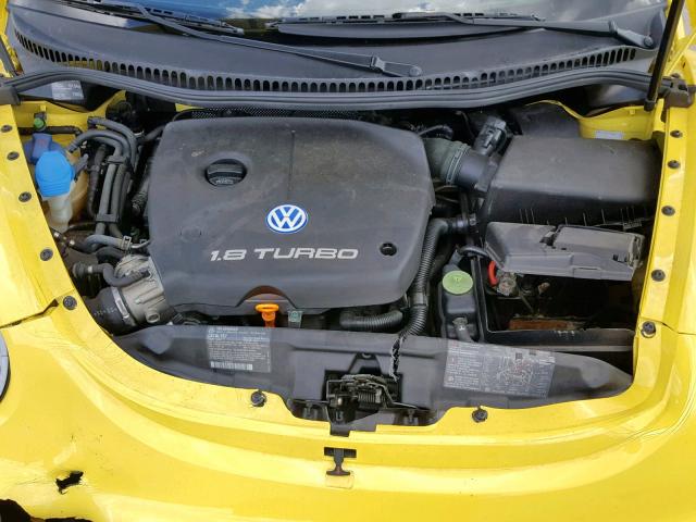 3VWDD21C8YM470762 - 2000 VOLKSWAGEN NEW BEETLE ყვითელი ფოტო 7