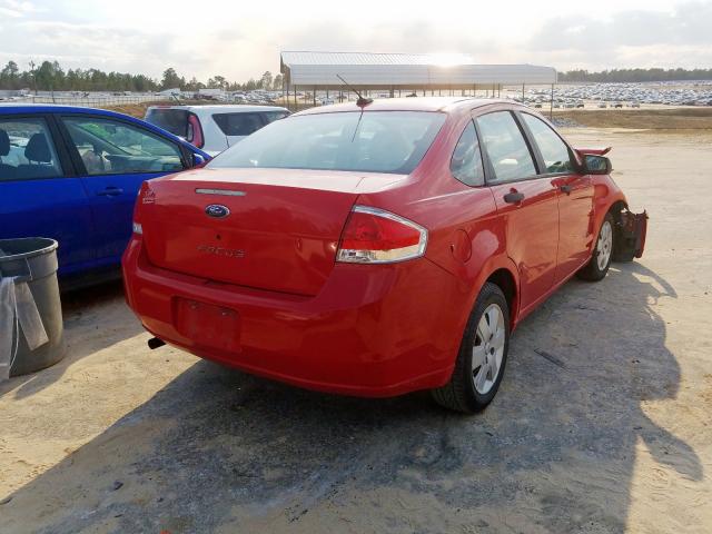 1FAHP34N38W231074 - 2008 FORD FOCUS S/SE  photo 4