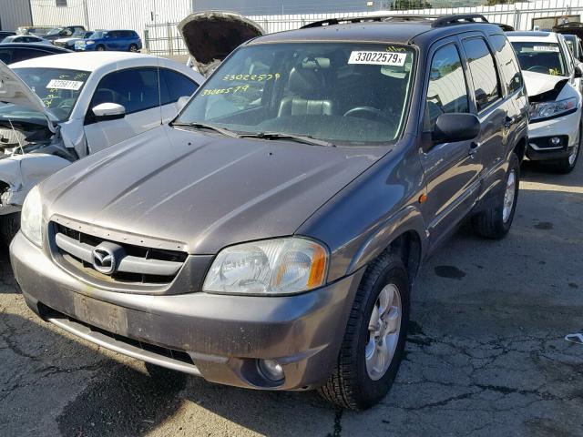 4F2CZ96124KM00269 - 2004 MAZDA TRIBUTE ES 灰色 照片 2