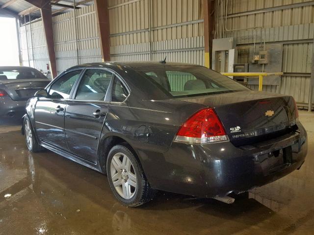 2G1WB5E32E1166027 - 2014 CHEVROLET IMPALA LIM CHARCOAL photo 3