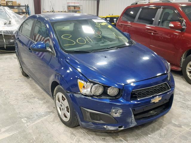 1G1JA5SH6D4113847 - 2013 CHEVROLET SONIC LS BLUE photo 1