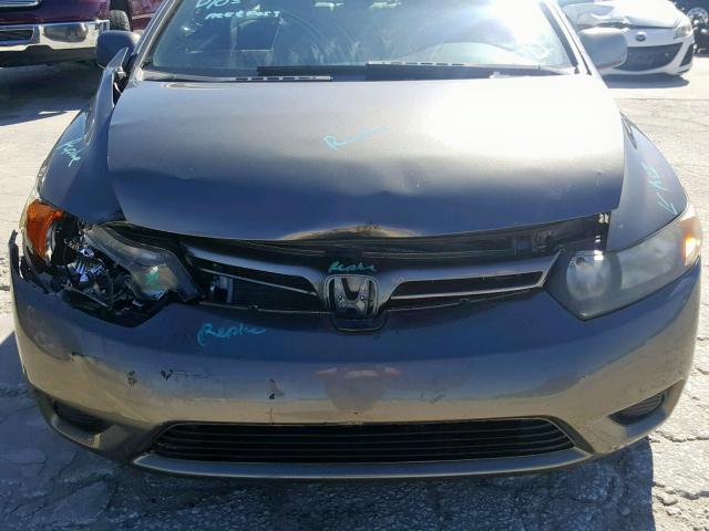 2HGFG12998H541516 - 2008 HONDA CIVIC EXL 灰色 照片 9