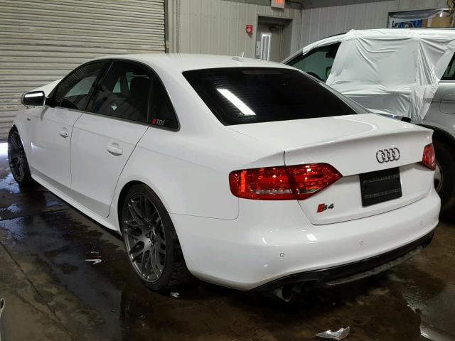 WAUKGAFL4BA144138 - 2011 AUDI S4 PRESTIG WHITE photo 3