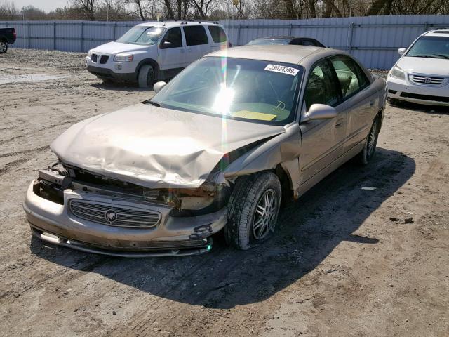 2G4WB52K031181279 - 2003 BUICK REGAL LS BEIGE photo 2