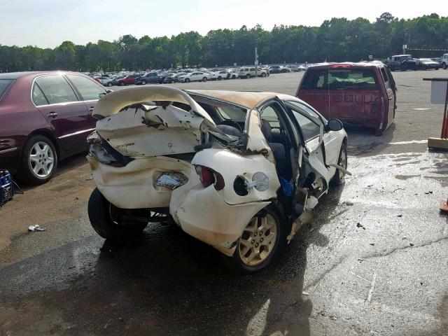 1B3ES56C42D643253 - 2002 DODGE NEON ES WHITE photo 4