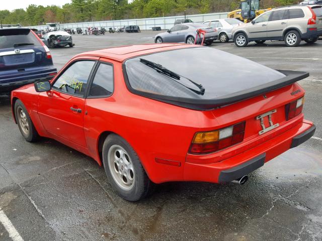 WP0AA0942EN460326 - 1984 PORSCHE 944 RED photo 3