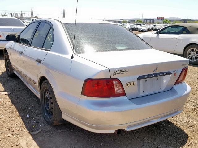 4A3AA36G93E081334 - 2003 MITSUBISHI GALANT DE SILVER photo 3