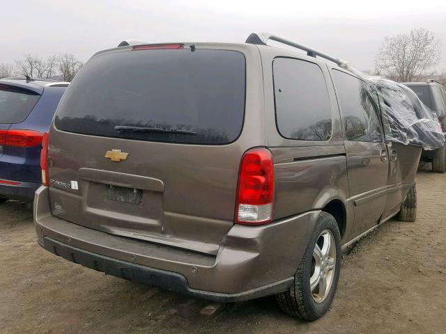 1GNDV33L05D254843 - 2005 CHEVROLET UPLANDER L 棕色 照片 4