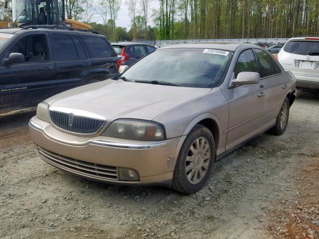 1LNHM86S83Y699491 - 2003 LINCOLN LS GOLD photo 2