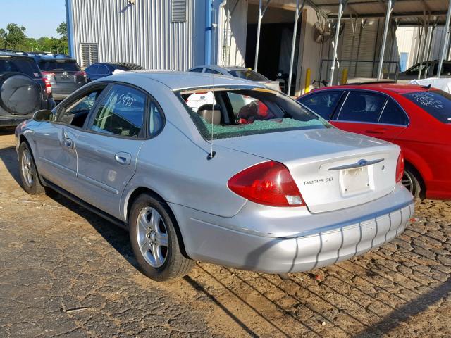 1FAFP56S3YA242210 - 2000 FORD TAURUS SEL SILVER photo 3