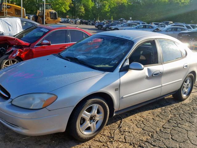 1FAFP56S3YA242210 - 2000 FORD TAURUS SEL SILVER photo 9