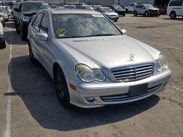 WDBRF54H87F886111 - 2007 MERCEDES-BENZ C 280 SILVER photo 1