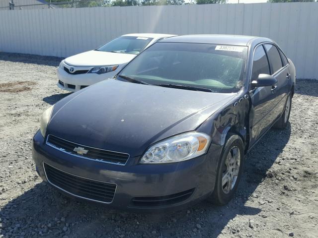 2G1WB58KX81211724 - 2008 CHEVROLET IMPALA LS BLUE photo 2