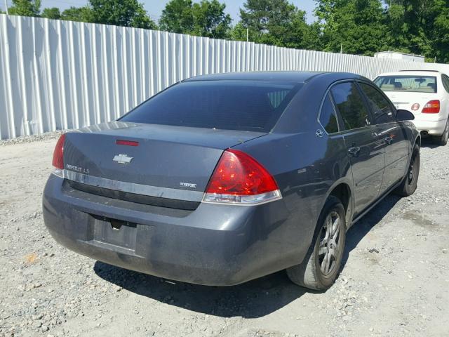 2G1WB58KX81211724 - 2008 CHEVROLET IMPALA LS BLUE photo 4