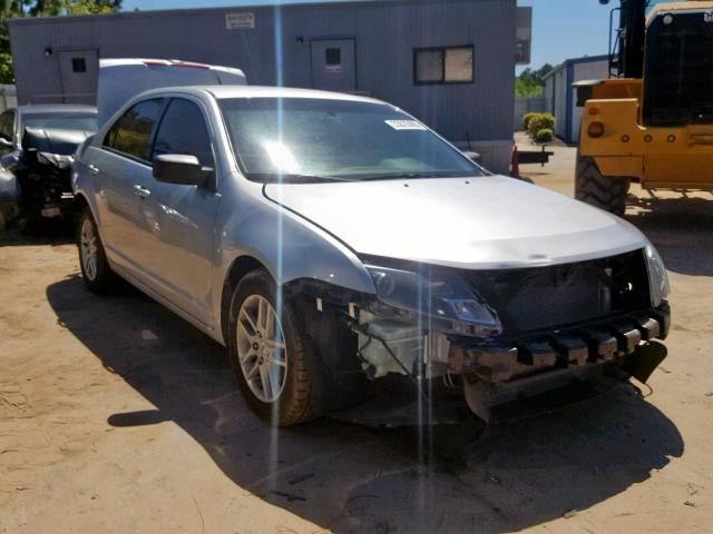 3FAHP0GA2BR239801 - 2011 FORD FUSION S SILVER photo 1