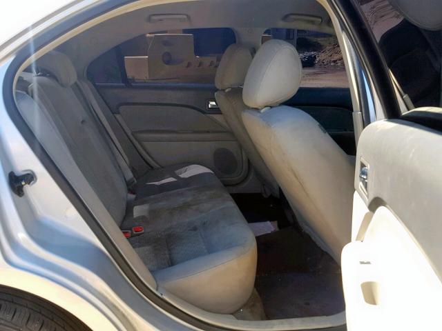 3FAHP0GA2BR239801 - 2011 FORD FUSION S SILVER photo 6