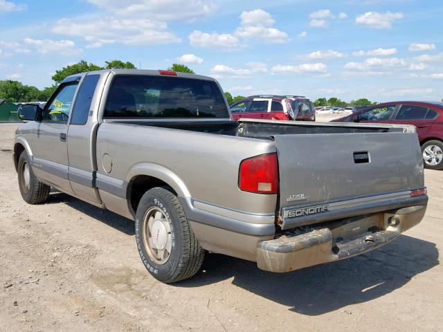 1GTCS19W4Y8144877 - 2000 GMC SONOMA GRAY photo 3