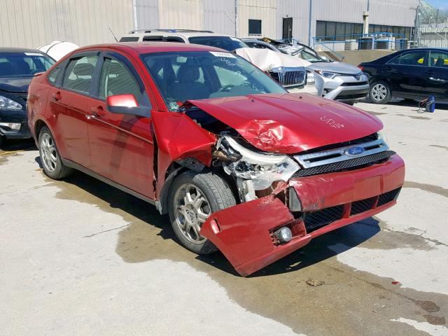 1FAHP36N59W161771 - 2009 FORD FOCUS SES MAROON photo 1