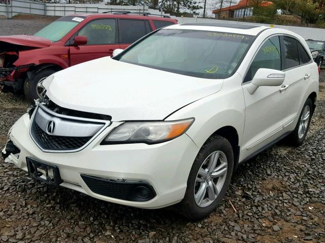 5J8TB4H37EL019987 - 2014 ACURA RDX WHITE photo 2