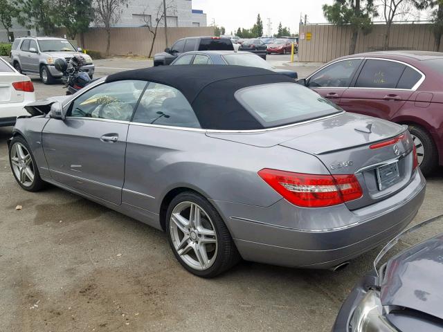 WDDKK5KF9CF146311 - 2012 MERCEDES-BENZ E 350 GRAY photo 3