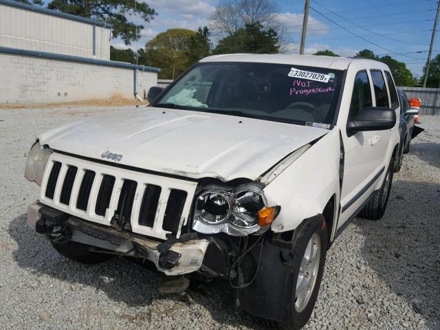 1J8GS48K68C186796 - 2008 JEEP GRAND CHER WHITE photo 2