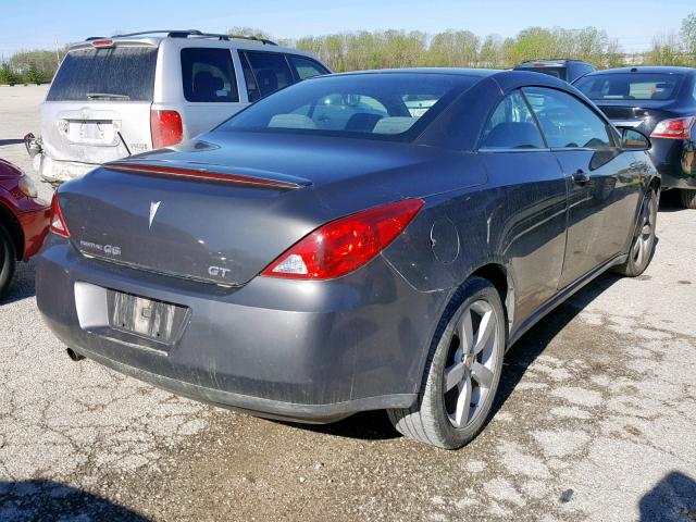 1G2ZH35N574133074 - 2007 PONTIAC G6 GT GRAY photo 4