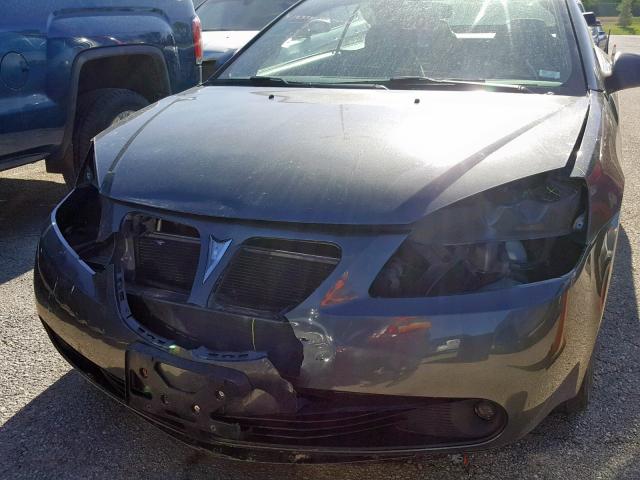 1G2ZH35N574133074 - 2007 PONTIAC G6 GT GRAY photo 9