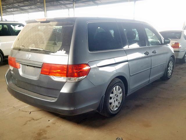 5FNRL38268B010390 - 2008 HONDA ODYSSEY LX GRAY photo 4