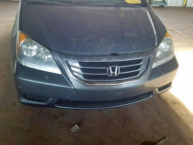 5FNRL38268B010390 - 2008 HONDA ODYSSEY LX GRAY photo 9