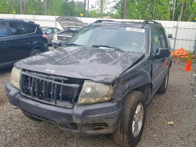 1J8GX48S93C588693 - 2003 JEEP GRAND CHER GRAY photo 2