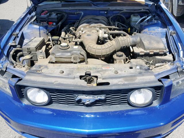 1ZVFT85H555164446 - 2005 FORD MUSTANG GT BLUE photo 7