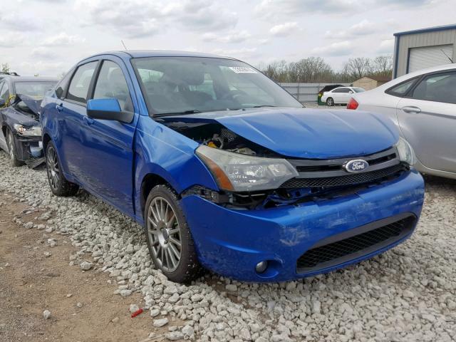 1FAHP3GN9BW184555 - 2011 FORD FOCUS SES BLUE photo 1