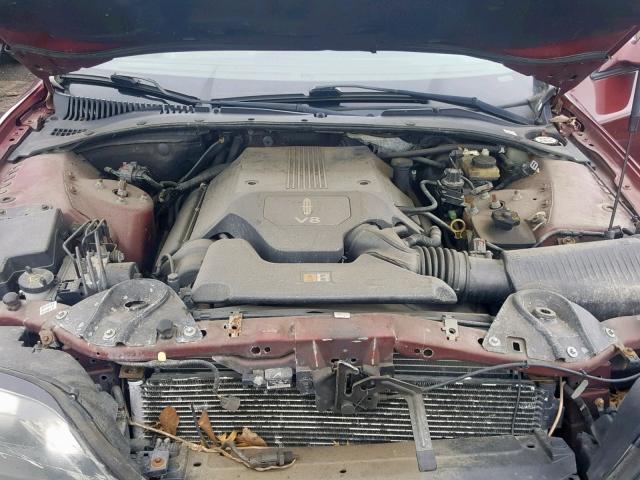 1LNHM87A93Y665369 - 2003 LINCOLN LS BURGUNDY photo 7