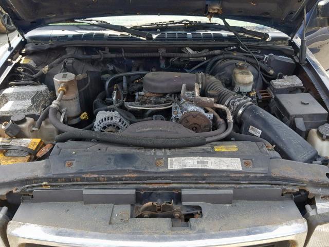 1GKDT13W812179543 - 2001 GMC JIMMY BLUE photo 7