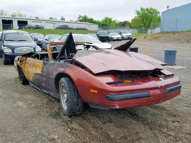 1G2FS2182KL249846 - 1989 PONTIAC FIREBIRD F BURGUNDY photo 1