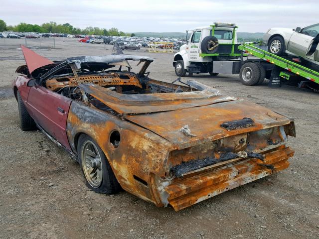 1G2FS2182KL249846 - 1989 PONTIAC FIREBIRD F BURGUNDY photo 3