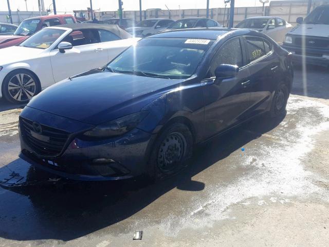 JM1BM1T74F1243860 - 2015 MAZDA 3 SV BLUE photo 2