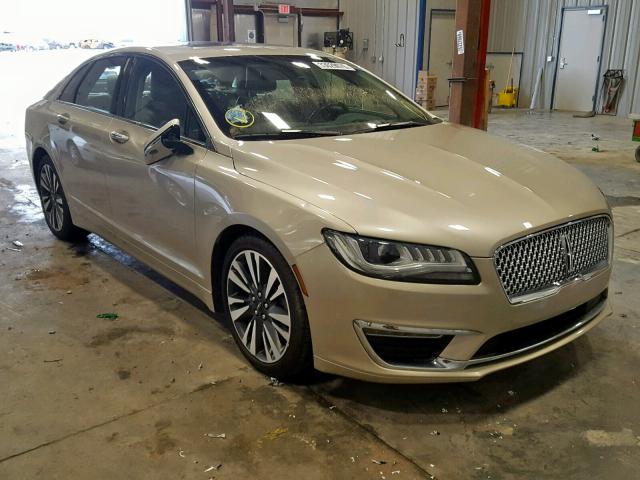 3LN6L5F92HR631893 - 2017 LINCOLN MKZ RESERV TAN photo 1