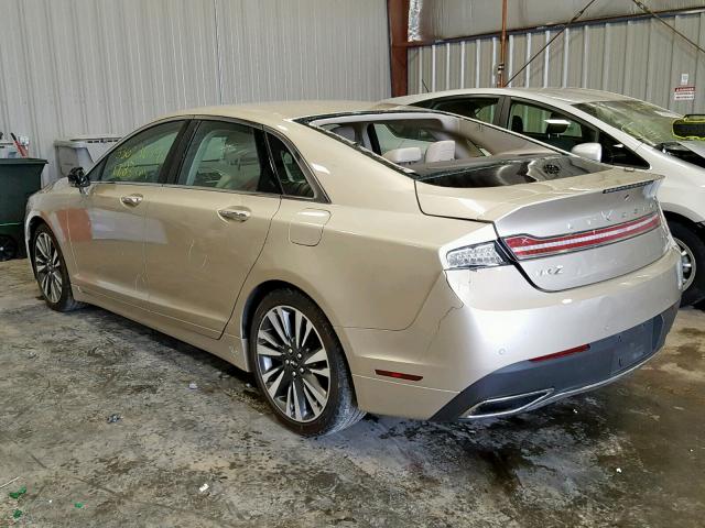 3LN6L5F92HR631893 - 2017 LINCOLN MKZ RESERV TAN photo 3