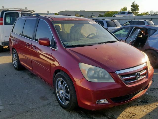 5FNRL38855B020652 - 2005 HONDA ODYSSEY TO RED photo 1