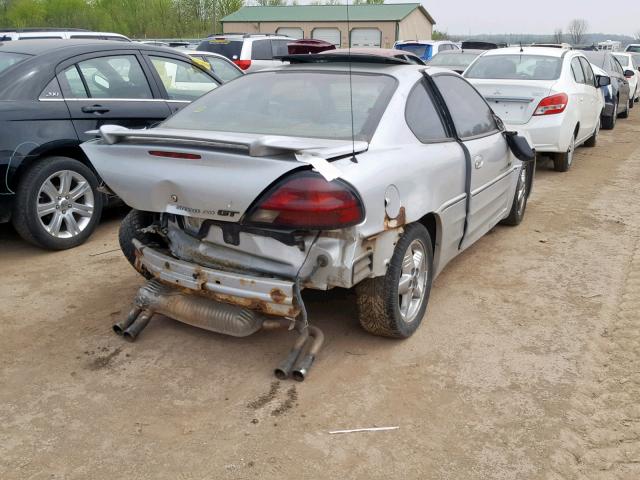 1G2NV12E32C142855 - 2002 PONTIAC GRAND AM G SILVER photo 4