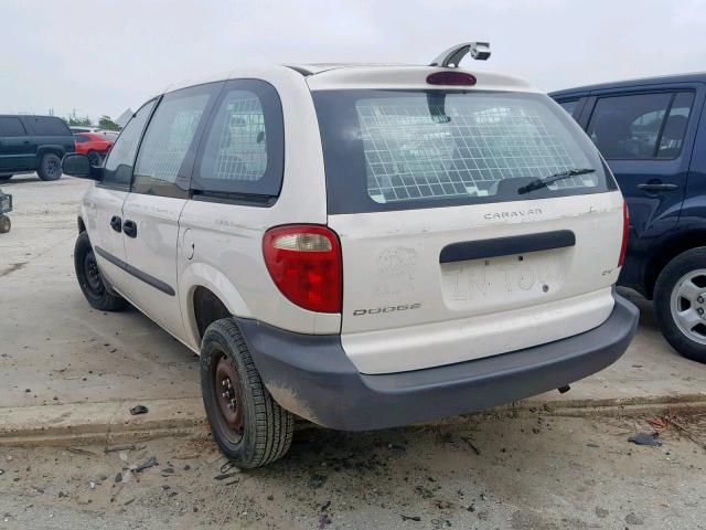 1D4GP21353B339668 - 2003 DODGE CARAVAN C/ WHITE photo 3