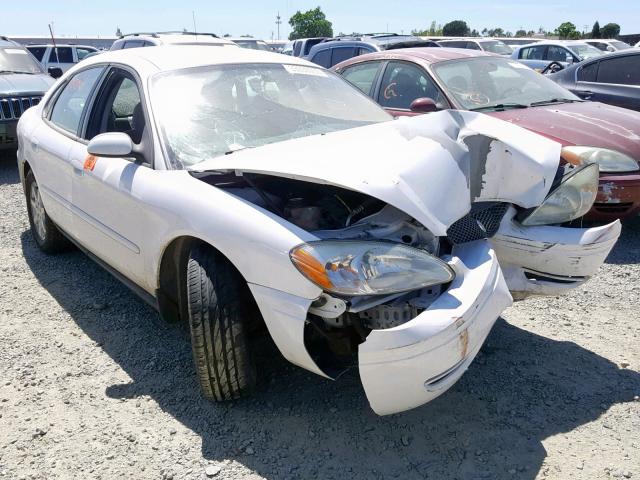 1FAFP56U07A178112 - 2007 FORD TAURUS SEL WHITE photo 1