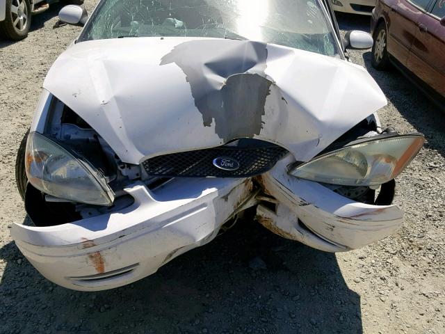 1FAFP56U07A178112 - 2007 FORD TAURUS SEL WHITE photo 7