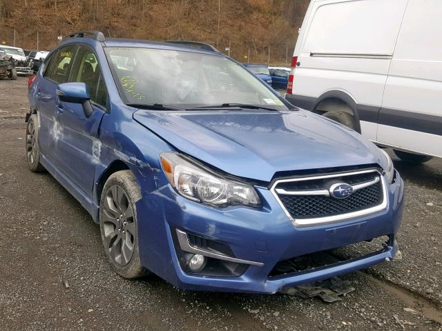 JF1GPAT69FH208829 - 2015 SUBARU IMPREZA SP BLUE photo 1