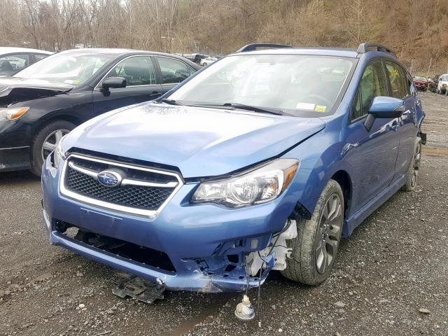 JF1GPAT69FH208829 - 2015 SUBARU IMPREZA SP BLUE photo 2