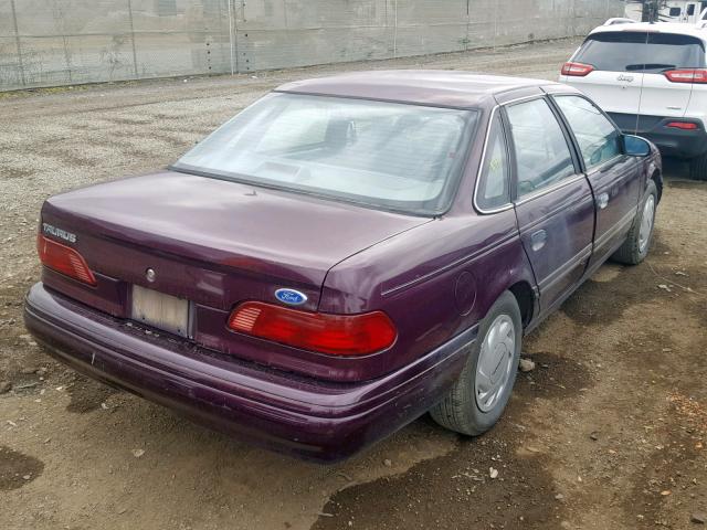 1FALP52U3PG154134 - 1993 FORD TAURUS GL PURPLE photo 4