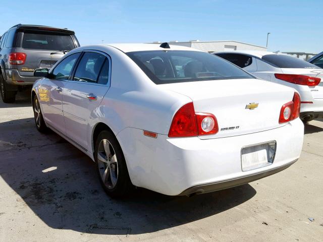 1G1ZC5E00CF386188 - 2012 CHEVROLET MALIBU 1LT 白色 照片 3