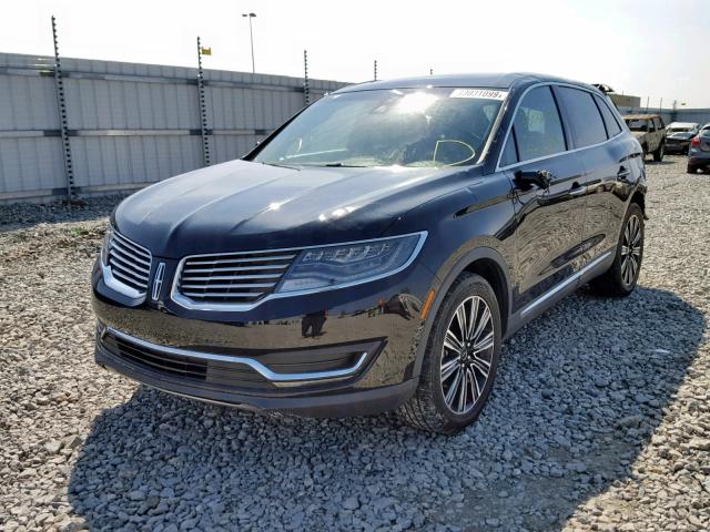 2LMPJ9JR1HBL31497 - 2017 LINCOLN MKX BLACK BLACK photo 2