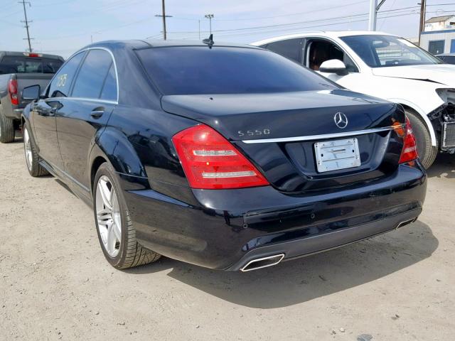 WDDNG7DB6DA498846 - 2013 MERCEDES-BENZ S 550 BLACK photo 3